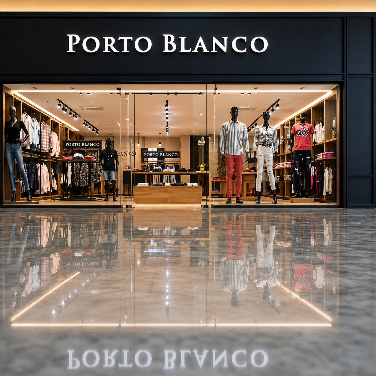 Porto Blanco — escaparatismo comercial